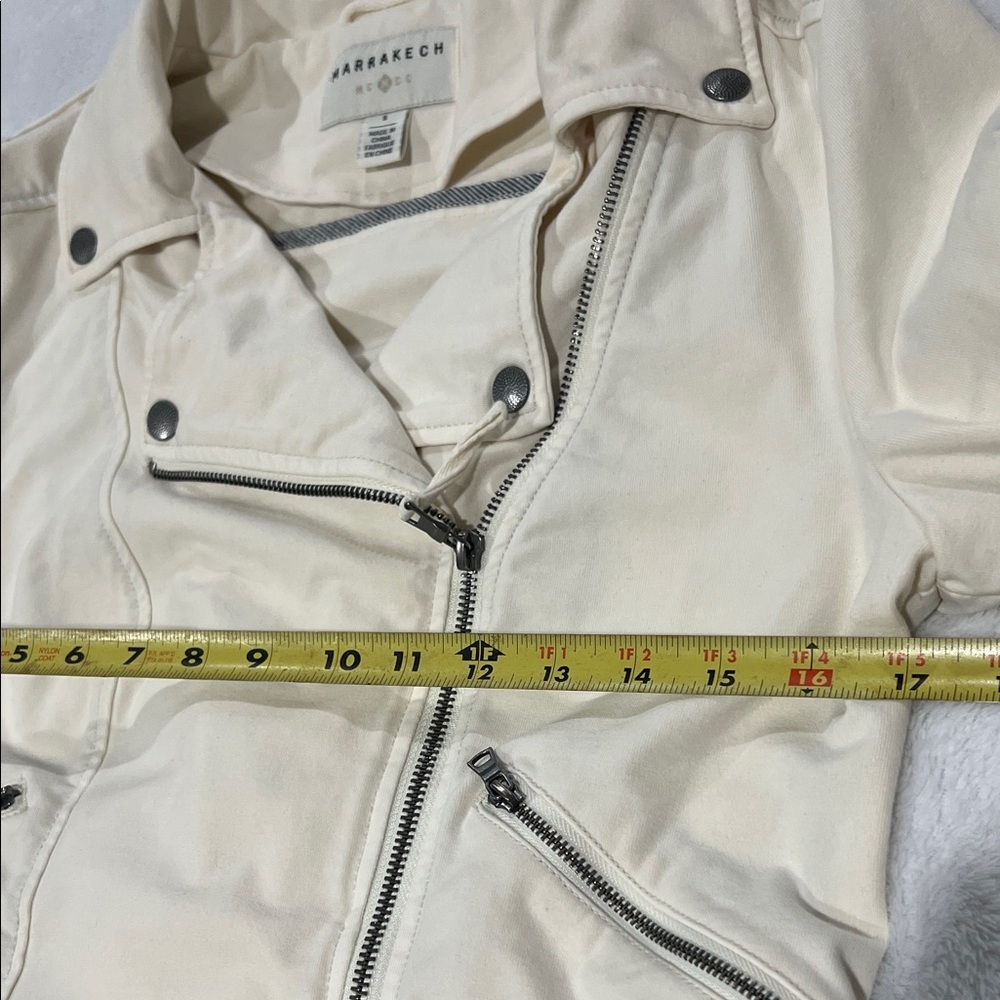 Anthropologie Marrakech Jaxon Knit Moto Jacket Sz S - Picture 7 of 13